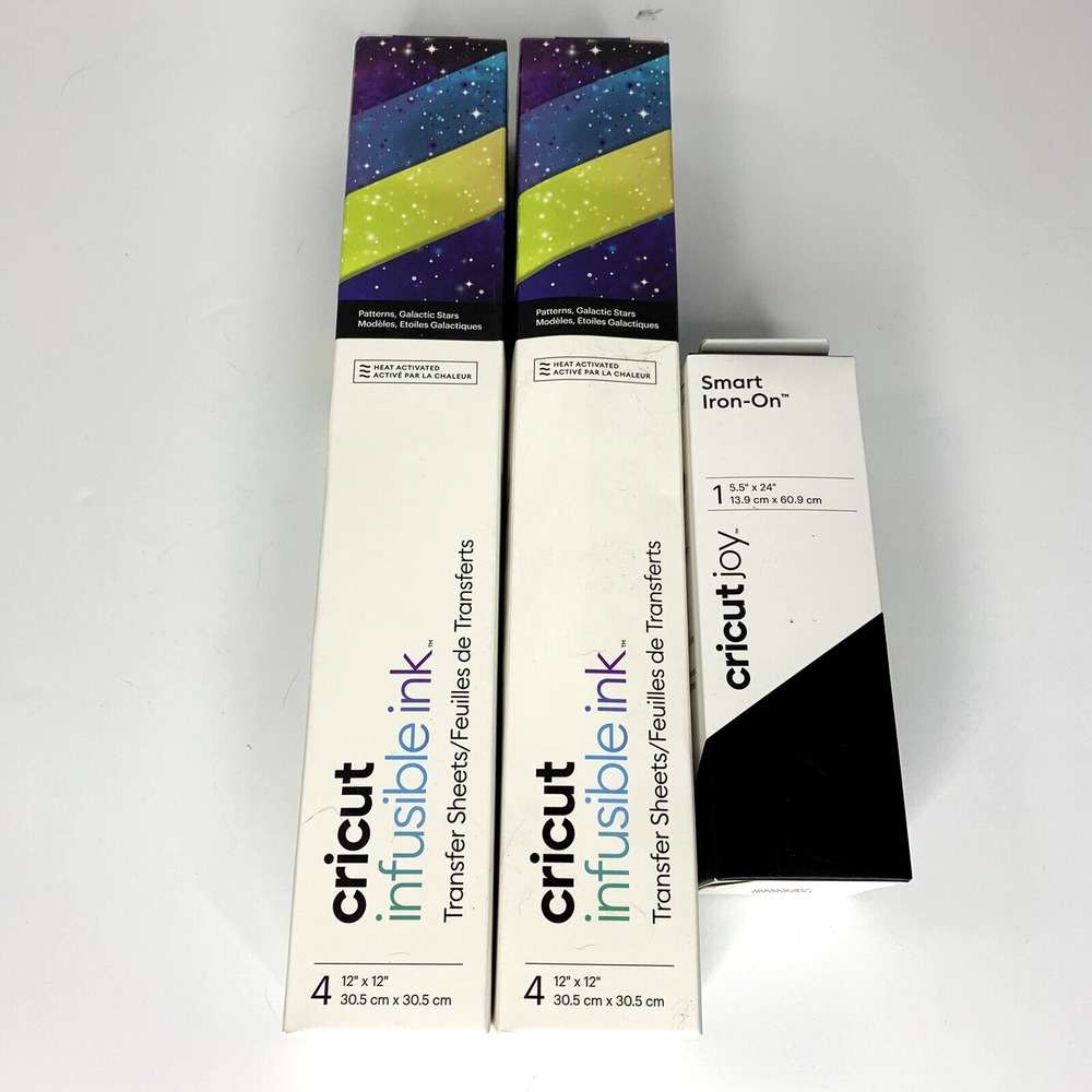 2 Cricut Infusible Ink Transfer Sheet Patterns 1 Cricut Joy Smart Iron On Lot